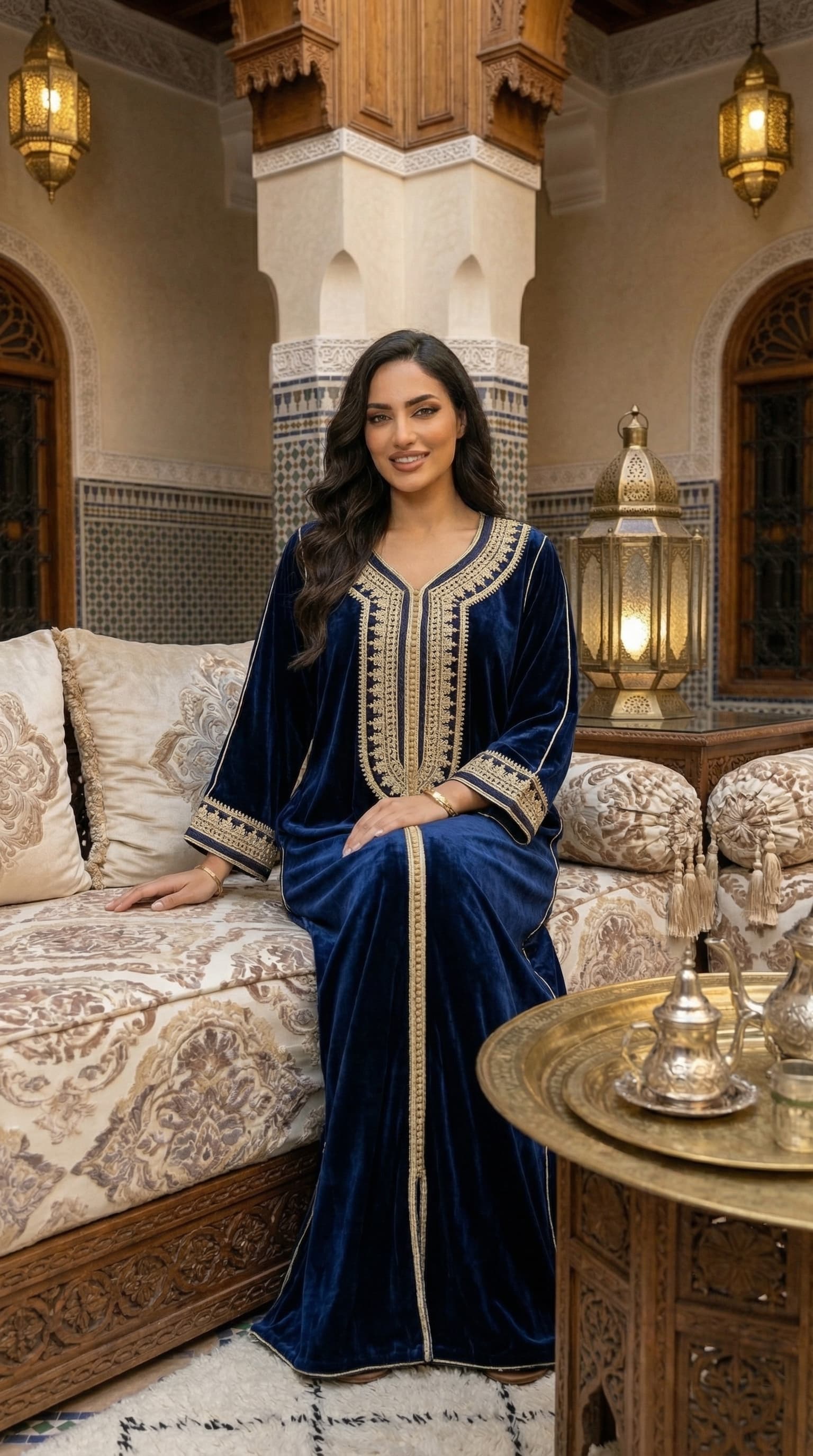 Caftan Bleu Marine